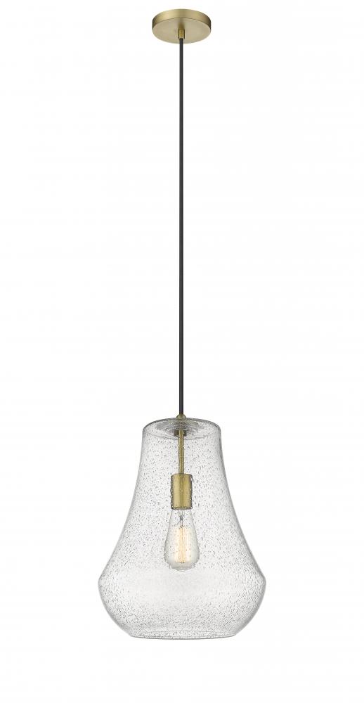 Fairfield - 1 Light - 12 inch - Brushed Brass - Cord hung - Mini Pendant