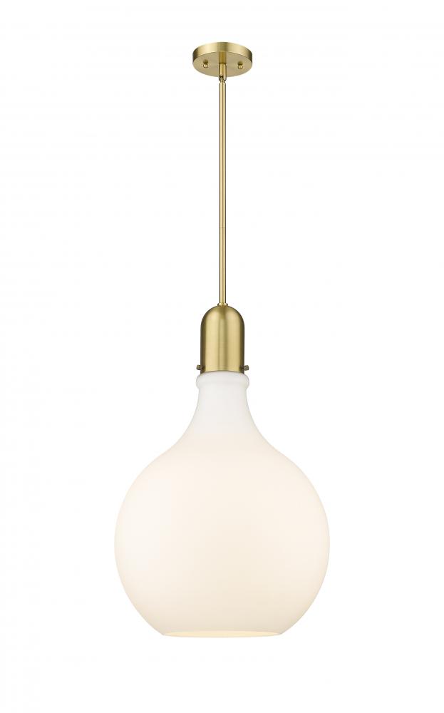 Amherst - 1 Light - 16 inch - Satin Gold - Cord hung - Pendant