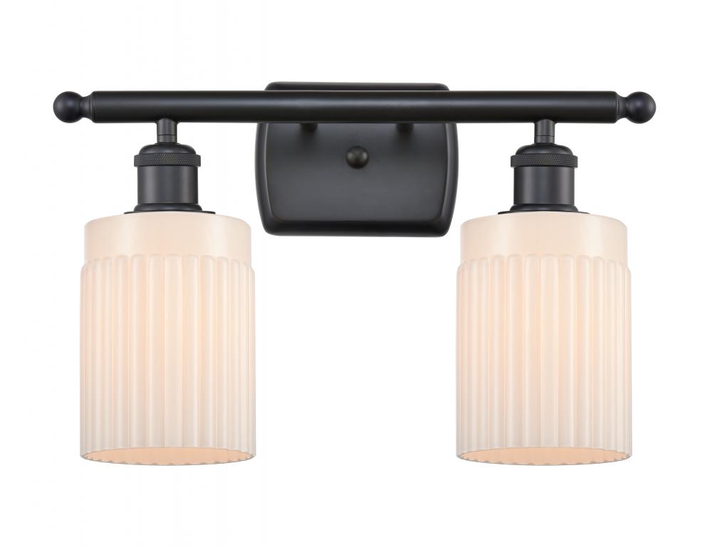 Hadley - 2 Light - 15 inch - Matte Black - Bath Vanity Light