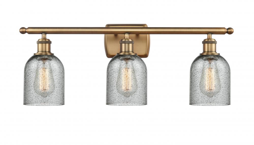 Caledonia - 3 Light - 25 inch - Brushed Brass - Bath Vanity Light