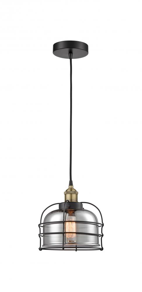 Bell Cage - 1 Light - 9 inch - Black Antique Brass - Mini Pendant