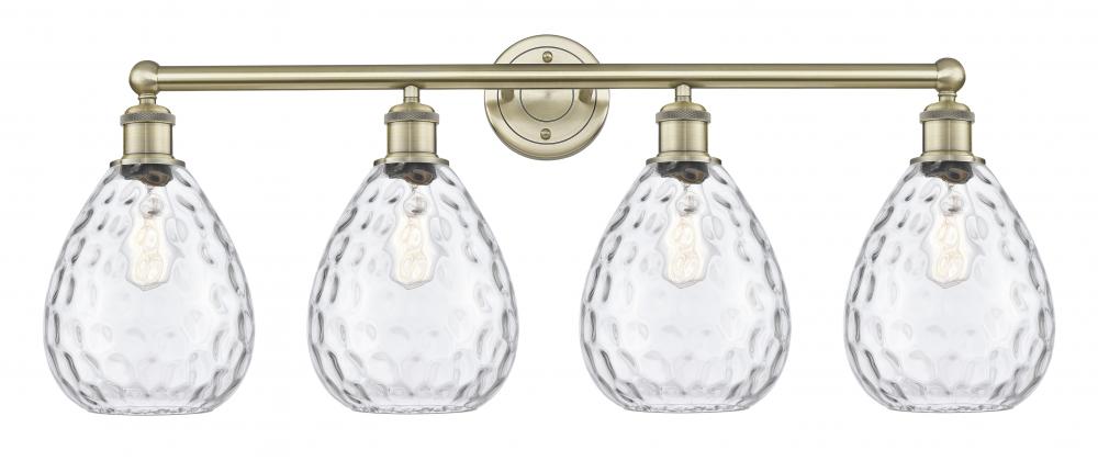 Waverly - 4 Light - 35 inch - Antique Brass - Bath Vanity Light