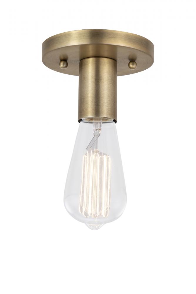 Karima - 1 Light - 5 inch - Brushed Brass - Flush Mount