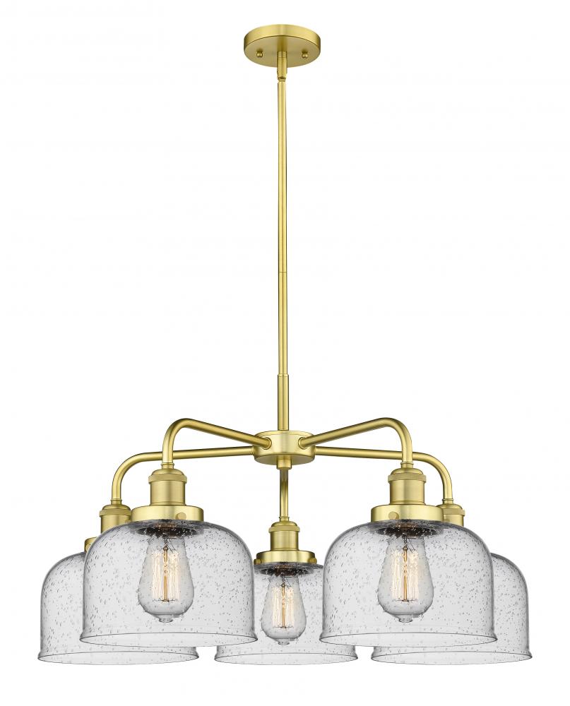 Cone - 5 Light - 26 inch - Satin Gold - Chandelier