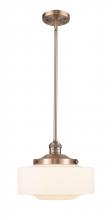 Innovations Lighting 201S-AC-G691-12 - Bridgeton - 1 Light - 12 inch - Antique Copper - Stem Hung - Mini Pendant