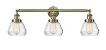 Innovations Lighting 205-AB-G172-LED - Fulton - 3 Light - 30 inch - Antique Brass - Bath Vanity Light