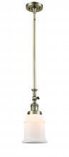 Innovations Lighting 206-AB-G181 - Canton - 1 Light - 6 inch - Antique Brass - Stem Hung - Mini Pendant