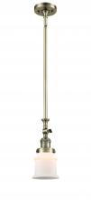 Innovations Lighting 206-AB-G181S-LED - Canton - 1 Light - 5 inch - Antique Brass - Stem Hung - Mini Pendant