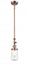 Innovations Lighting 206-AC-G314 - Dover - 1 Light - 5 inch - Antique Copper - Stem Hung - Mini Pendant
