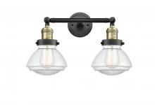 Innovations Lighting 208-BAB-G322 - Olean - 2 Light - 17 inch - Black Antique Brass - Bath Vanity Light