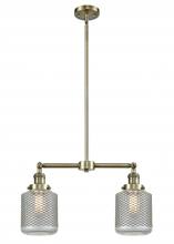 Innovations Lighting 209-AB-G262-LED - Stanton - 2 Light - 23 inch - Antique Brass - Stem Hung - Island Light