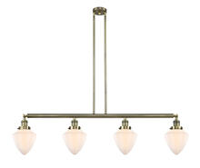 Innovations Lighting 214-AB-G661-7-LED - Bullet - 4 Light - 50 inch - Antique Brass - Stem Hung - Island Light