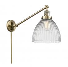 Innovations Lighting 237-AB-G222-LED - Seneca Falls - 1 Light - 10 inch - Antique Brass - Swing Arm