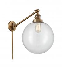 Innovations Lighting 237-BB-G202-12 - Beacon - 1 Light - 12 inch - Brushed Brass - Swing Arm