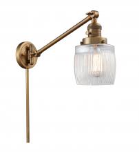 Innovations Lighting 237-BB-G302-LED - Colton - 1 Light - 8 inch - Brushed Brass - Swing Arm