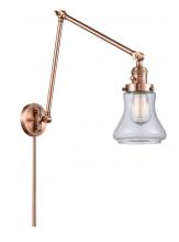 Innovations Lighting 238-AC-G192 - Bellmont - 1 Light - 8 inch - Antique Copper - Swing Arm