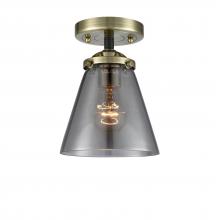 Innovations Lighting 284-1C-BAB-G63 - Cone - 1 Light - 6 inch - Black Antique Brass - Semi-Flush Mount