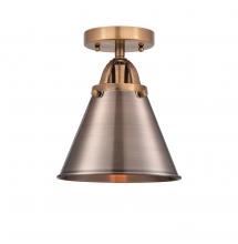 Innovations Lighting 288-1C-AC-M13-AC-LED - Appalachian - 1 Light - 8 inch - Antique Copper - Semi-Flush Mount