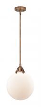 Innovations Lighting 288-1S-AC-G201-10-LED - Beacon - 1 Light - 10 inch - Antique Copper - Cord hung - Mini Pendant