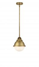 Innovations Lighting 288-1S-BB-HFS-61-BB-LED - Hampden - 1 Light - 7 inch - Brushed Brass - Cord hung - Mini Pendant