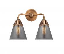 Innovations Lighting 288-2W-AC-G63-LED - Cone - 2 Light - 14 inch - Antique Copper - Bath Vanity Light