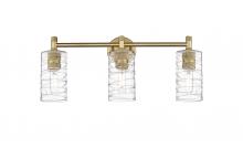 Innovations Lighting 434-3W-BB-G434-7DE - Crown Point - 3 Light - 24 inch - Brushed Brass - Bath Vanity Light