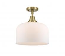 Innovations Lighting 447-1C-AB-G71-L-LED - Bell - 1 Light - 12 inch - Antique Brass - Flush Mount