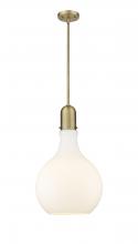 Innovations Lighting 492-1S-BB-G581-14-LED - Amherst - 1 Light - 14 inch - Brushed Brass - Stem hung - Pendant