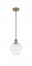 Innovations Lighting 516-1P-BB-G654-8 - Cindyrella - 1 Light - 8 inch - Brushed Brass - Cord hung - Mini Pendant