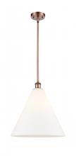 Innovations Lighting 516-1S-AC-GBC-161-LED - Berkshire - 1 Light - 16 inch - Antique Copper - Pendant