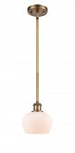Innovations Lighting 516-1S-BB-G91 - Fenton - 1 Light - 7 inch - Brushed Brass - Mini Pendant