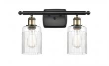 Innovations Lighting 516-2W-BAB-G342 - Hadley - 2 Light - 15 inch - Black Antique Brass - Bath Vanity Light