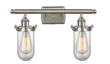 Innovations Lighting 516-2W-SN-232-CL - Kingsbury - 2 Light - 14 inch - Brushed Satin Nickel - Bath Vanity Light