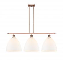 Innovations Lighting 516-3I-AC-GBD-121-LED - Bristol - 3 Light - 39 inch - Antique Copper - Cord hung - Island Light