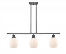 Innovations Lighting 516-3I-BK-G81-LED - Eaton - 3 Light - 36 inch - Matte Black - Cord hung - Island Light