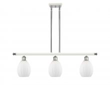 Innovations Lighting 516-3I-WPC-G81 - Eaton - 3 Light - 36 inch - White Polished Chrome - Cord hung - Island Light