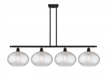 Innovations Lighting 516-4I-BK-G555-12CL - Ithaca - 4 Light - 50 inch - Matte Black - Cord hung - Island Light