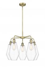 Innovations Lighting 516-5CR-AB-G652-7 - Cindyrella - 5 Light - 25 inch - Antique Brass - Chandelier