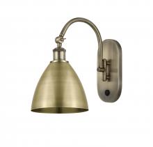 Innovations Lighting 518-1W-AB-MBD-75-AB-LED - Bristol - 1 Light - 8 inch - Antique Brass - Sconce