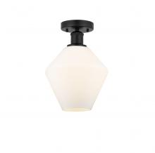 Innovations Lighting 616-1F-BK-G651-8 - Cindyrella - 1 Light - 8 inch - Matte Black - Semi-Flush Mount