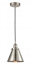 Innovations Lighting 616-1PH-SN-M13-SN-LED - Appalachian - 1 Light - 8 inch - Brushed Satin Nickel - Cord hung - Mini Pendant