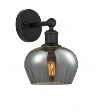 Innovations Lighting 616-1W-BK-G93 - Fenton - 1 Light - 7 inch - Matte Black - Sconce