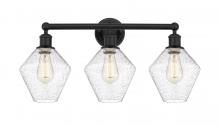 Innovations Lighting 616-3W-BK-G654-8 - Cindyrella - 3 Light - 26 inch - Matte Black - Bath Vanity Light