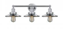 Innovations Lighting 616-3W-PC-M7 - Railroad - 3 Light - 26 inch - Polished Chrome - Bath Vanity Light