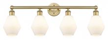Innovations Lighting 616-4W-BB-G651-6 - Cindyrella - 4 Light - 33 inch - Brushed Brass - Bath Vanity Light