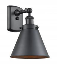 Innovations Lighting 916-1W-BK-M13-LED - Appalachian - 1 Light - 7 inch - Matte Black - Sconce