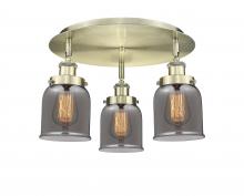 Innovations Lighting 916-3C-AB-G53 - Cone - 3 Light - 17 inch - Antique Brass - Flush Mount