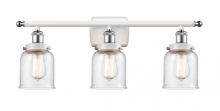 Innovations Lighting 916-3W-WPC-G54 - Bell - 3 Light - 26 inch - White Polished Chrome - Bath Vanity Light