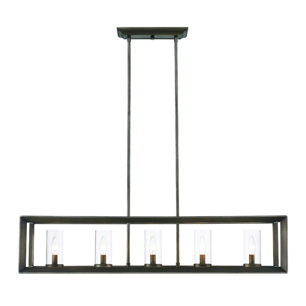 5 Light Linear Pendant