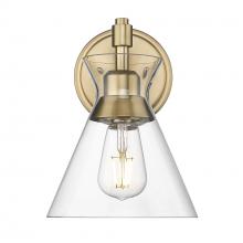 Golden 0511-1W BCB-CLR - 1 Light Wall Sconce